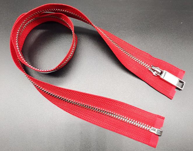 #5 Red Aluminum Zipper