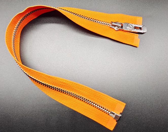 #5 Orange Aluminum Zipper