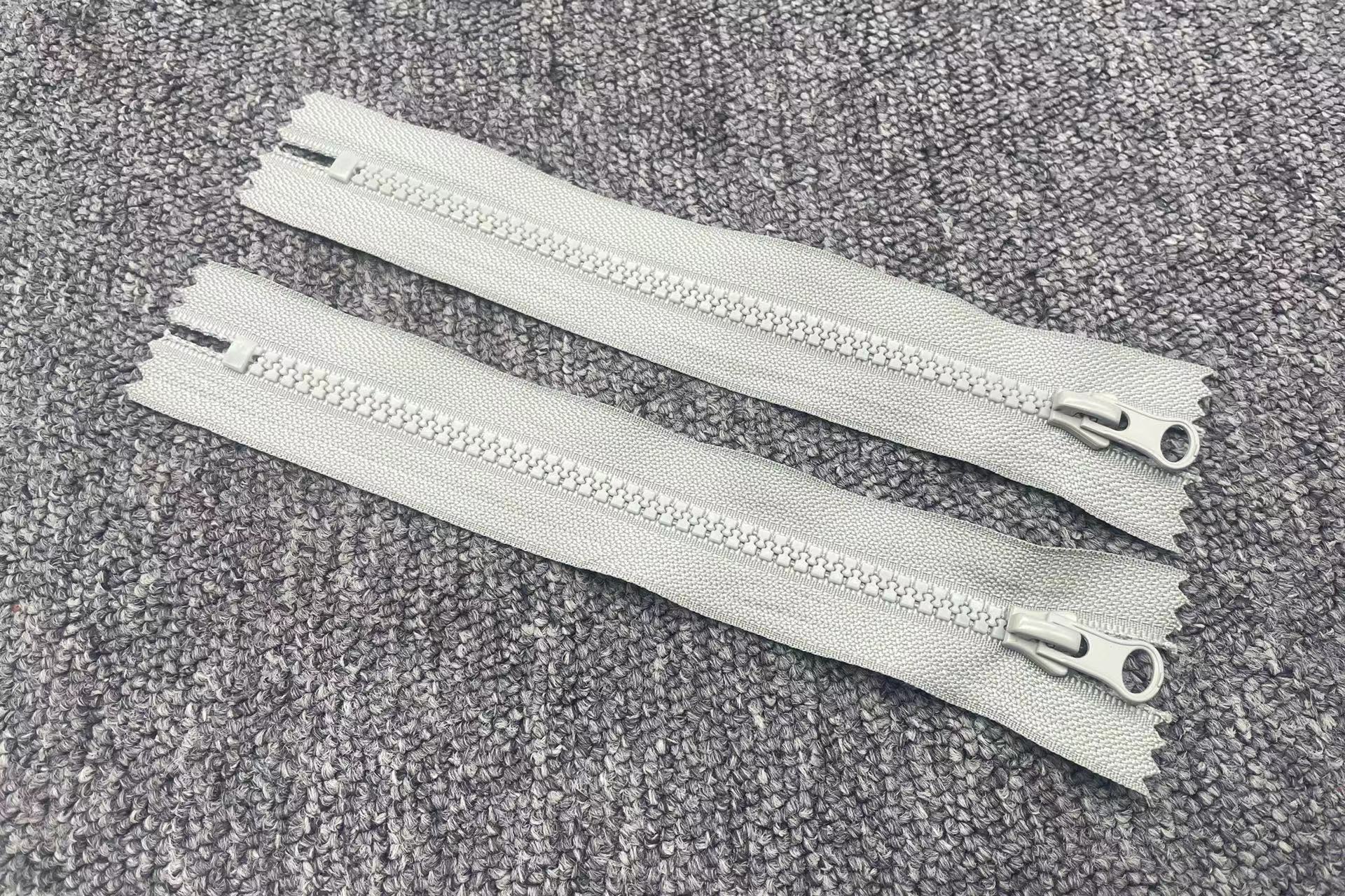 ZIPHOO #5 Grey Closed-end Plastic Zipper