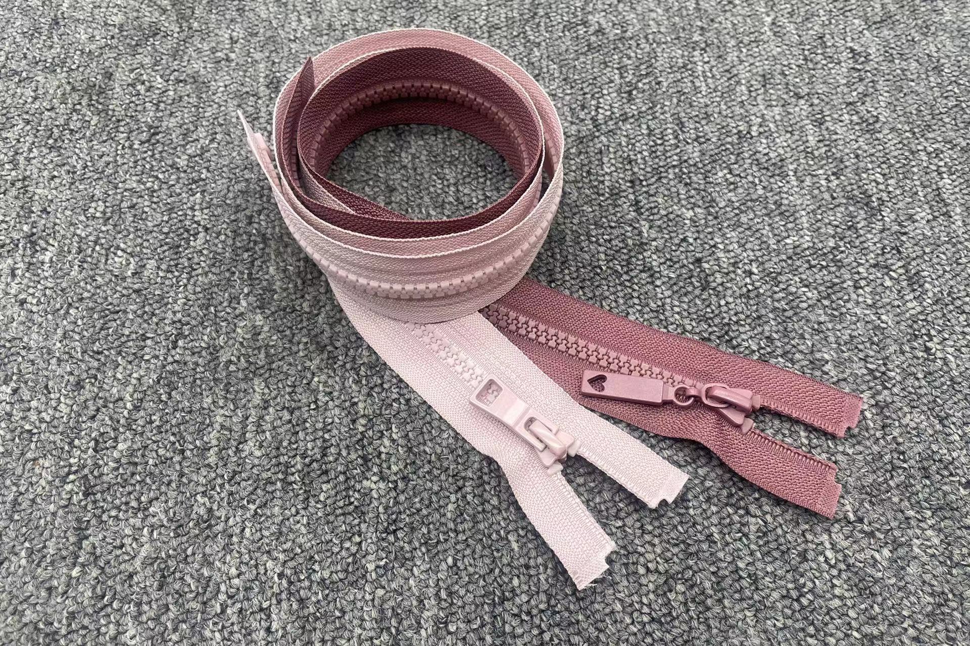 ZIPHOO #5 Pink Open-end Plastic Zipper