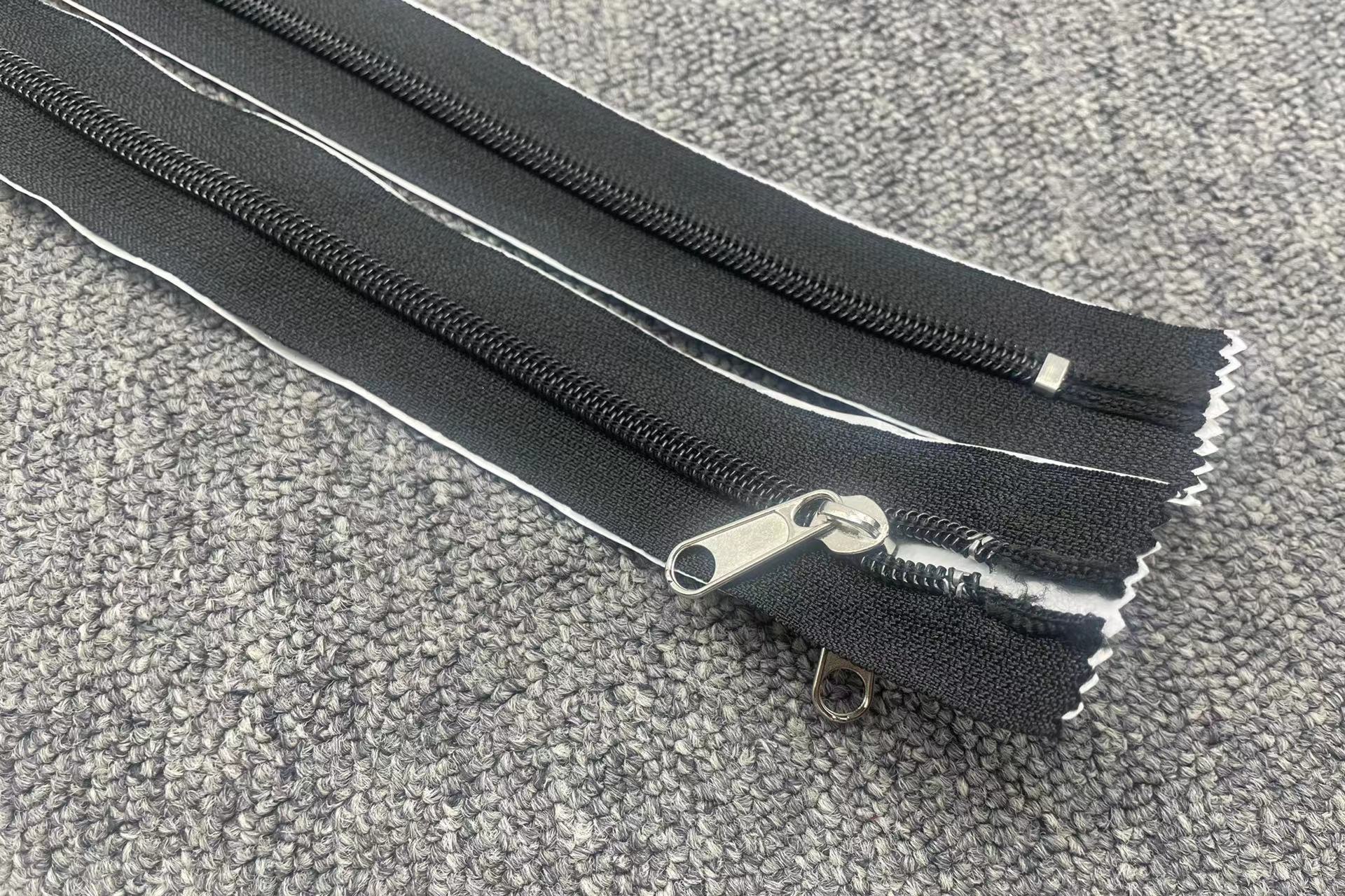 Adhesive zipper