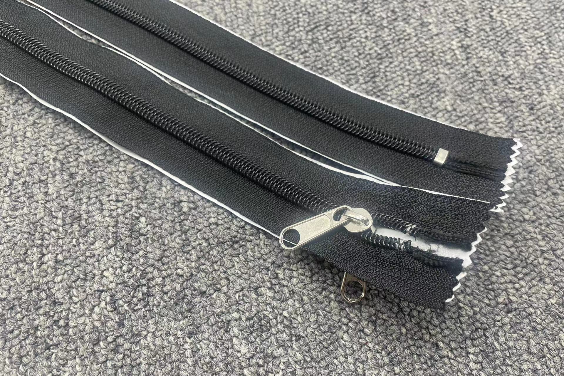 Black Adhesive zipper