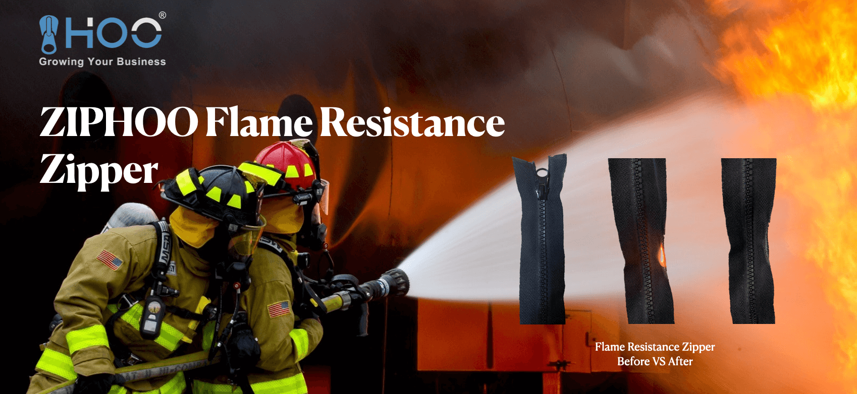 ziphoo fire retardant zipper